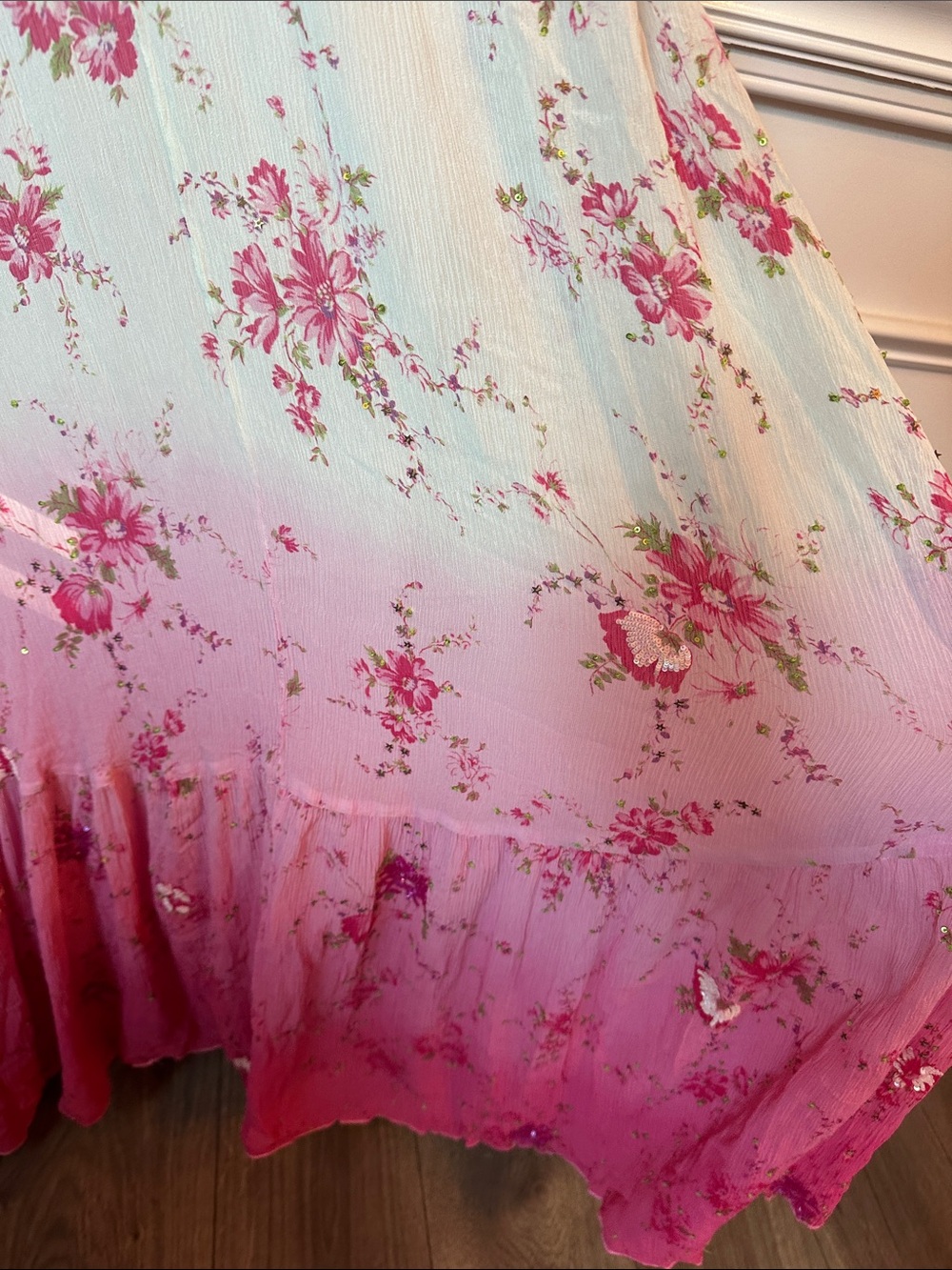 Love Shack Fancy sequin ombré gown - Picture 8 of 16